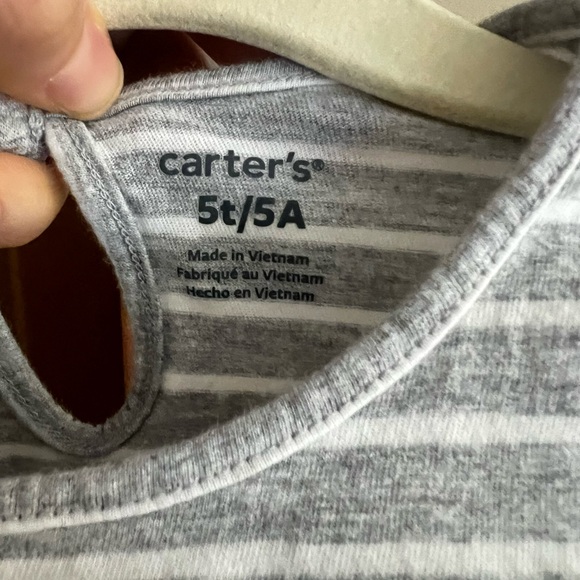 Kids' Watermelon and Striped Dress Set 5T - Picture 8 of 8